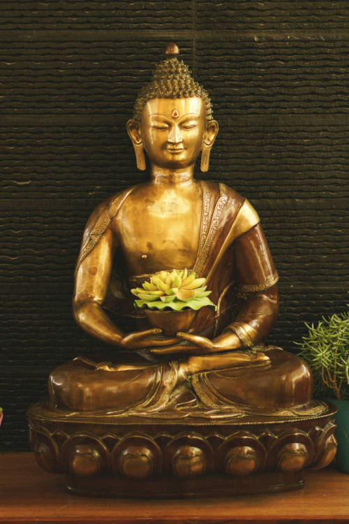 Sitzender Buddha geistiges Erwachen